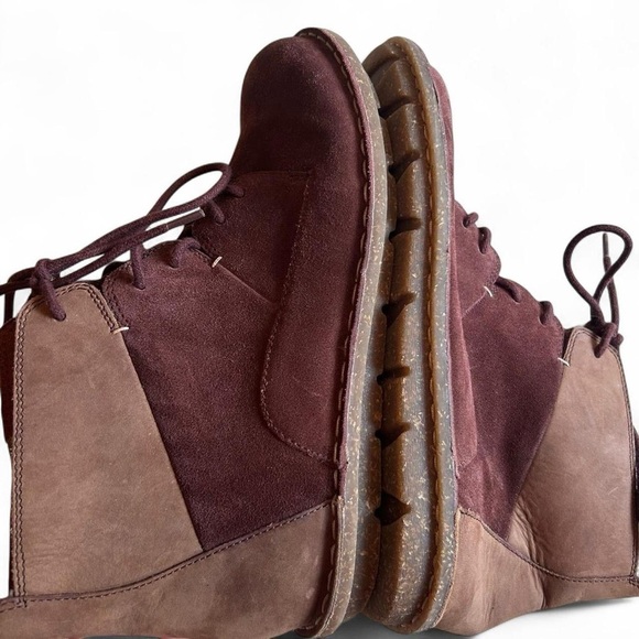 Clarks Tamitha Key Burgundy Suede Leather Chukka Boots | Women’s 7 - Picture 3 of 8